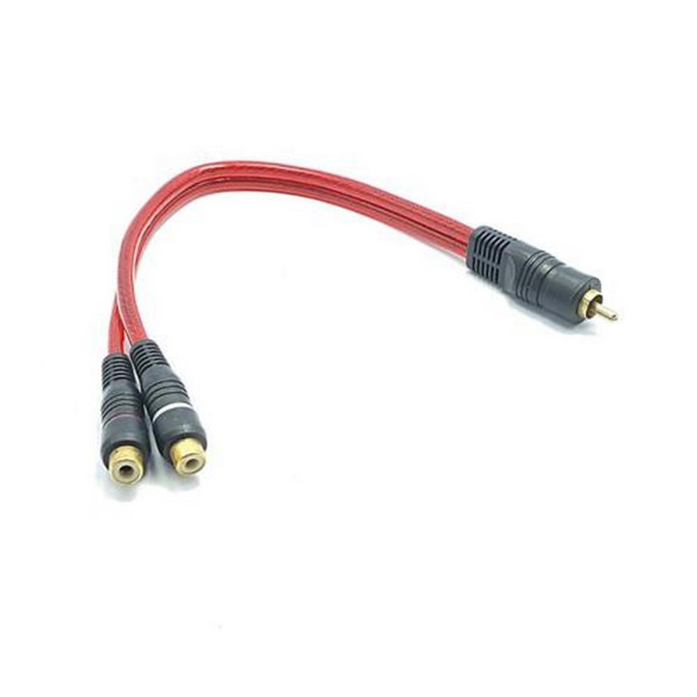  Y Kablo 2 Rca Dişi 1 Rca Erkek 25 cm