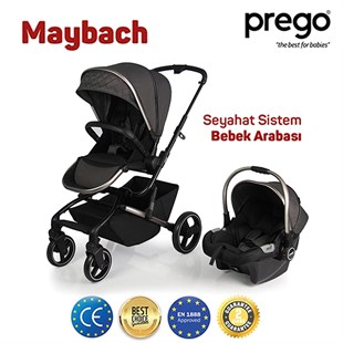 Prego Maybach Travel Sistem Bebek Arabası Gri 2064