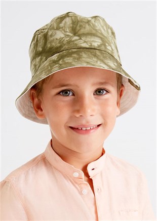 Mayoral Erkek Çocuk Desenli Şapka Haki 10237