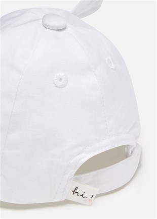 Mayoral Kız Bebek Kulaklı Şapka Beyaz 9493