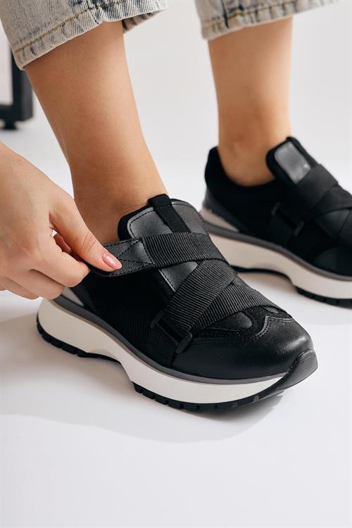 Anima Beyaz Cırt Detaylı Sneakers Spor Ayakkabı