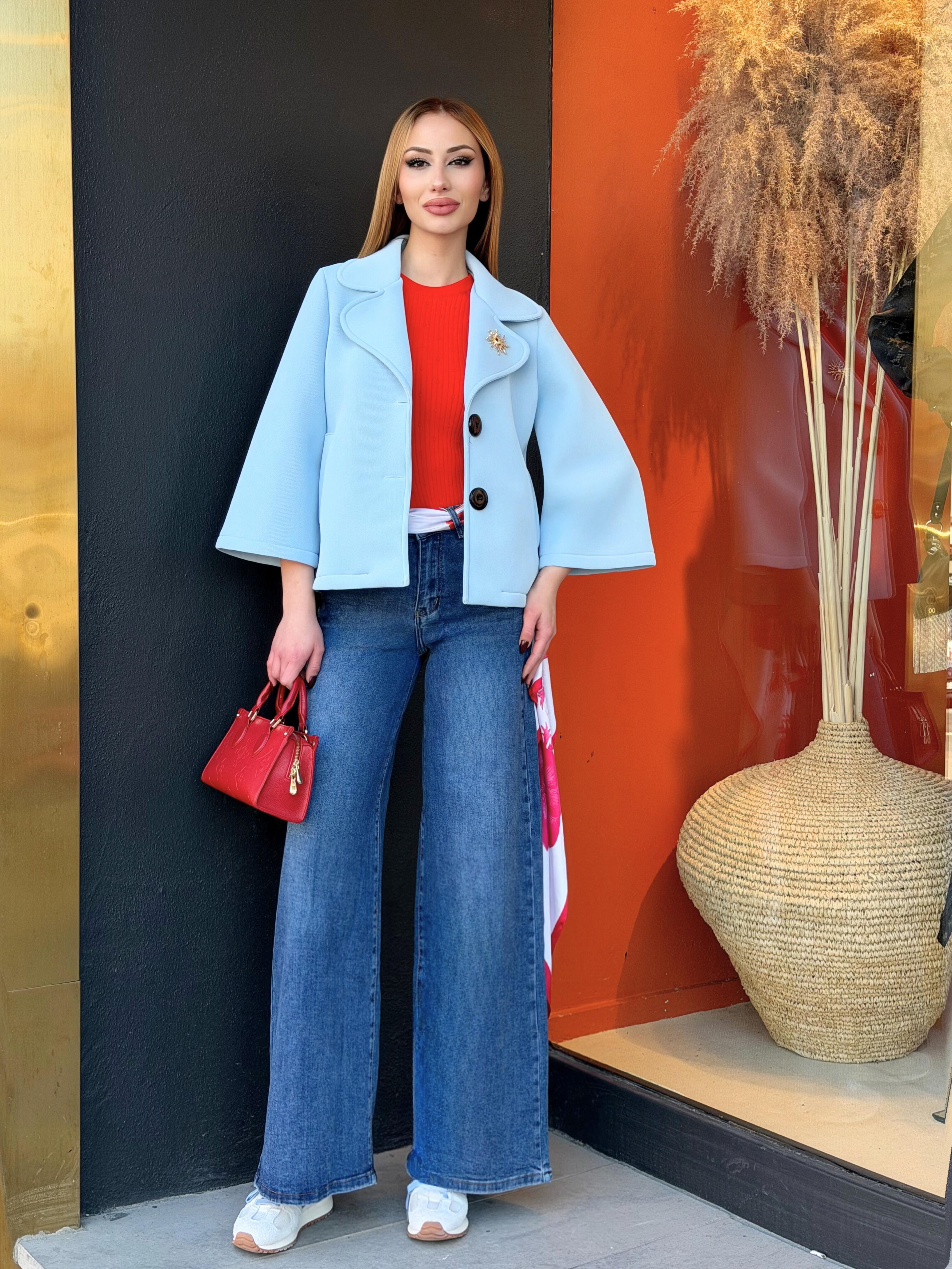 CEKET Broşlu Düğmeli Ceket