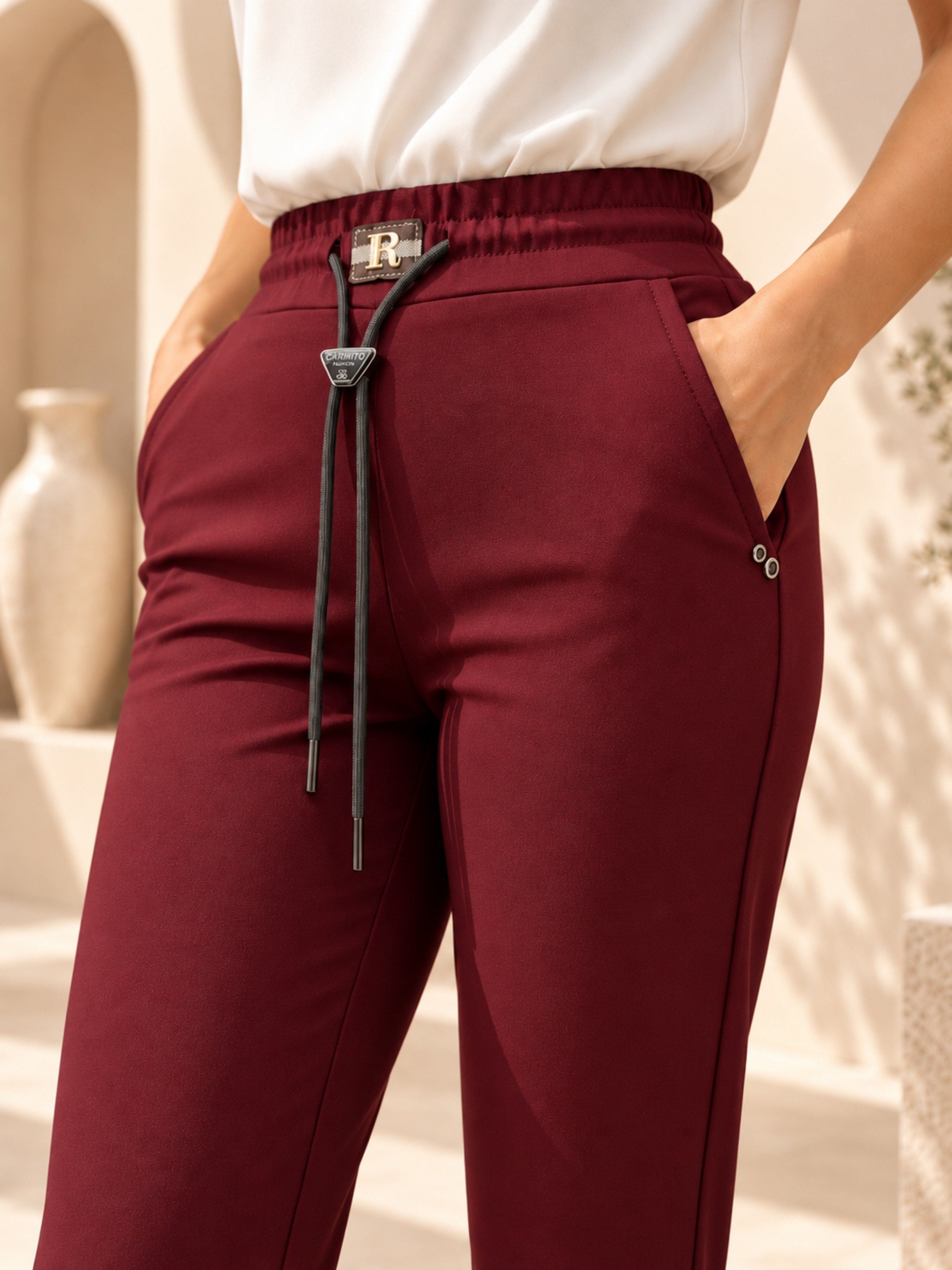 TEST Düğmeli Paça Pantolon