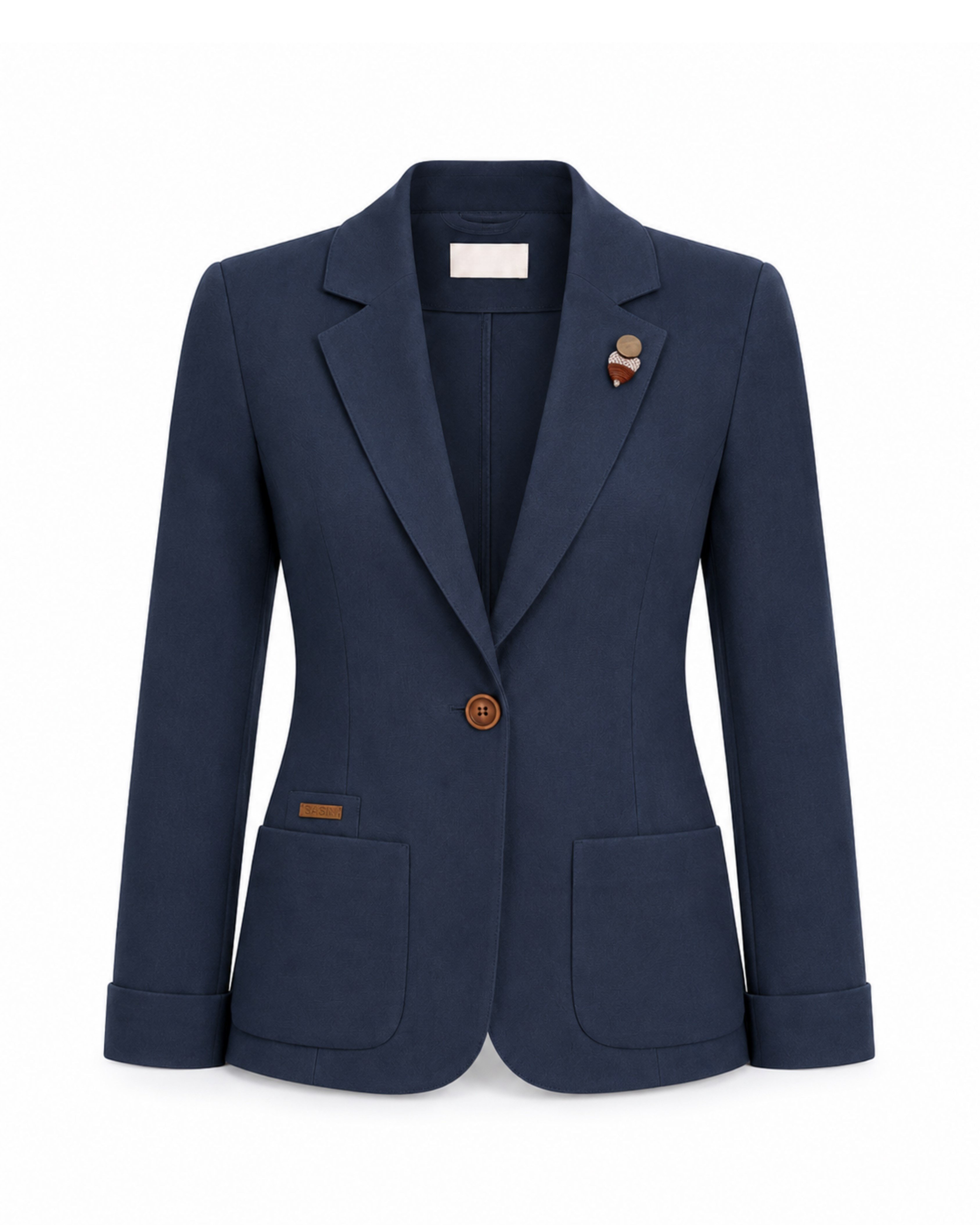 CEKET Keten Blazer Ceket