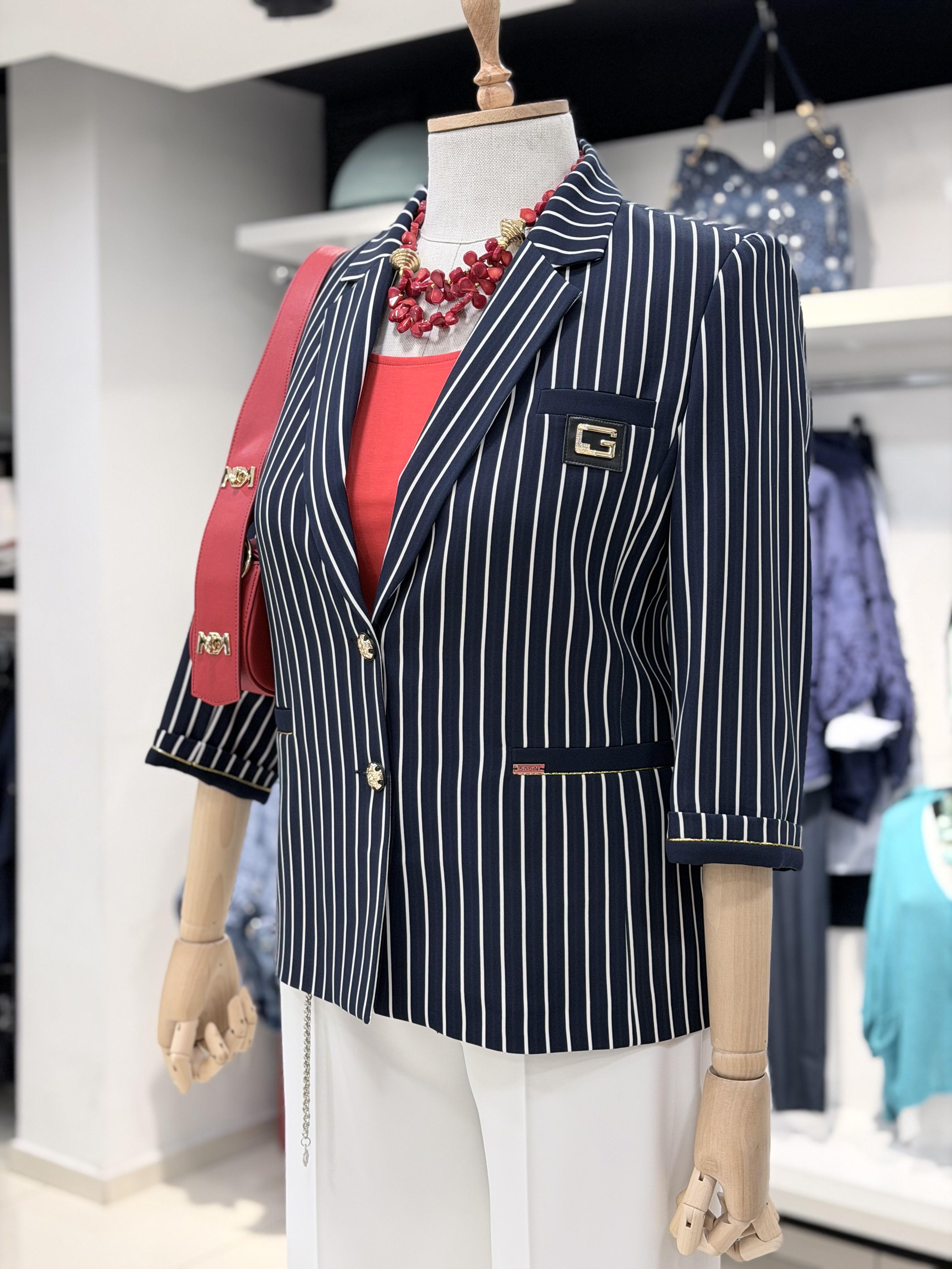 CEKET Çizgili Ceket