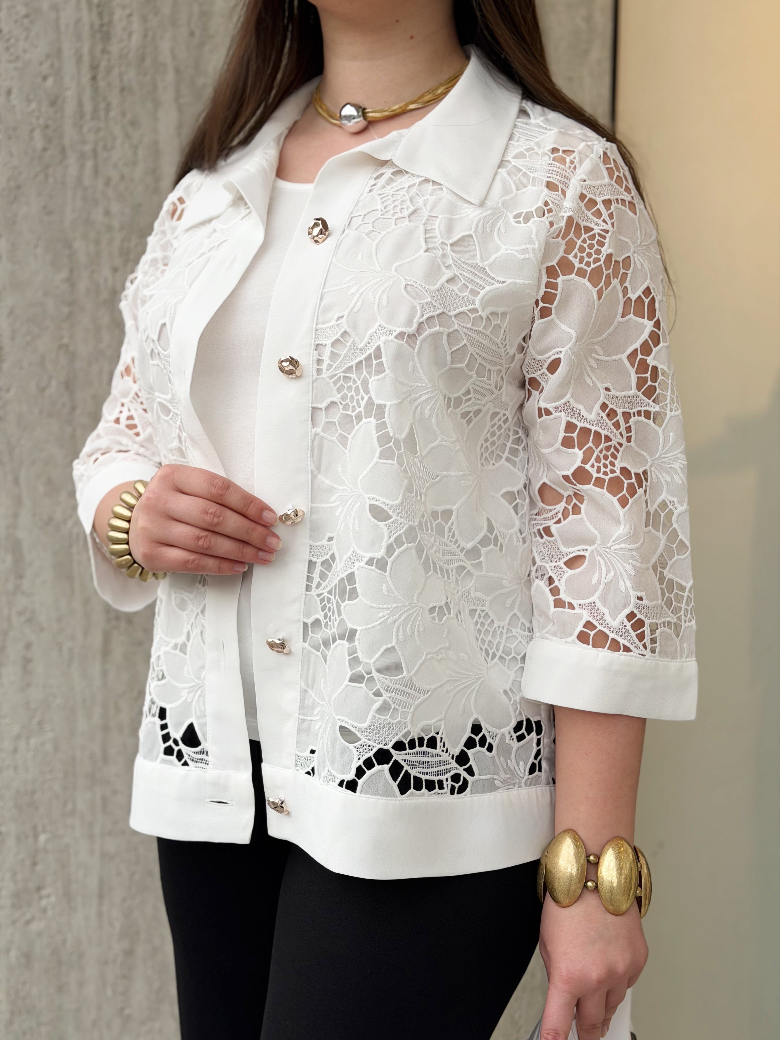 GÖMLEK Güpürlü Gömlek