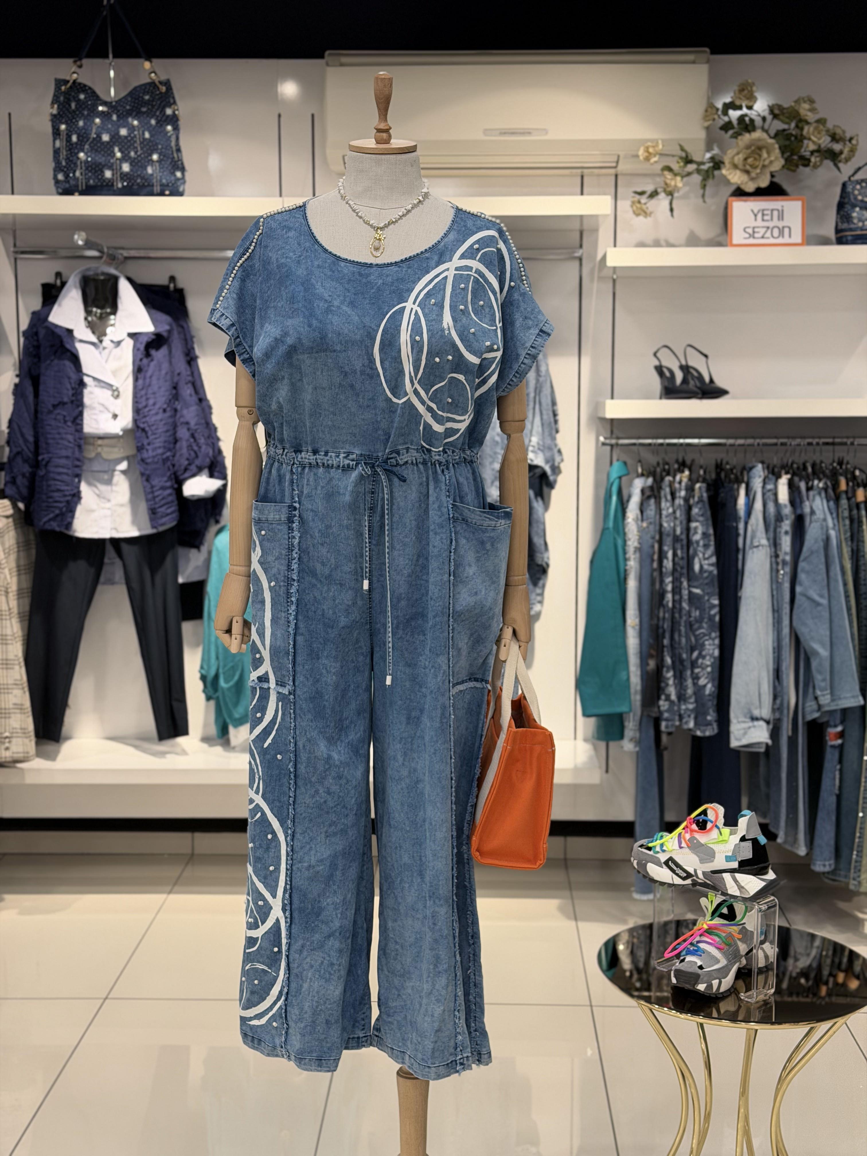 TULUM İncili Kot Tulum