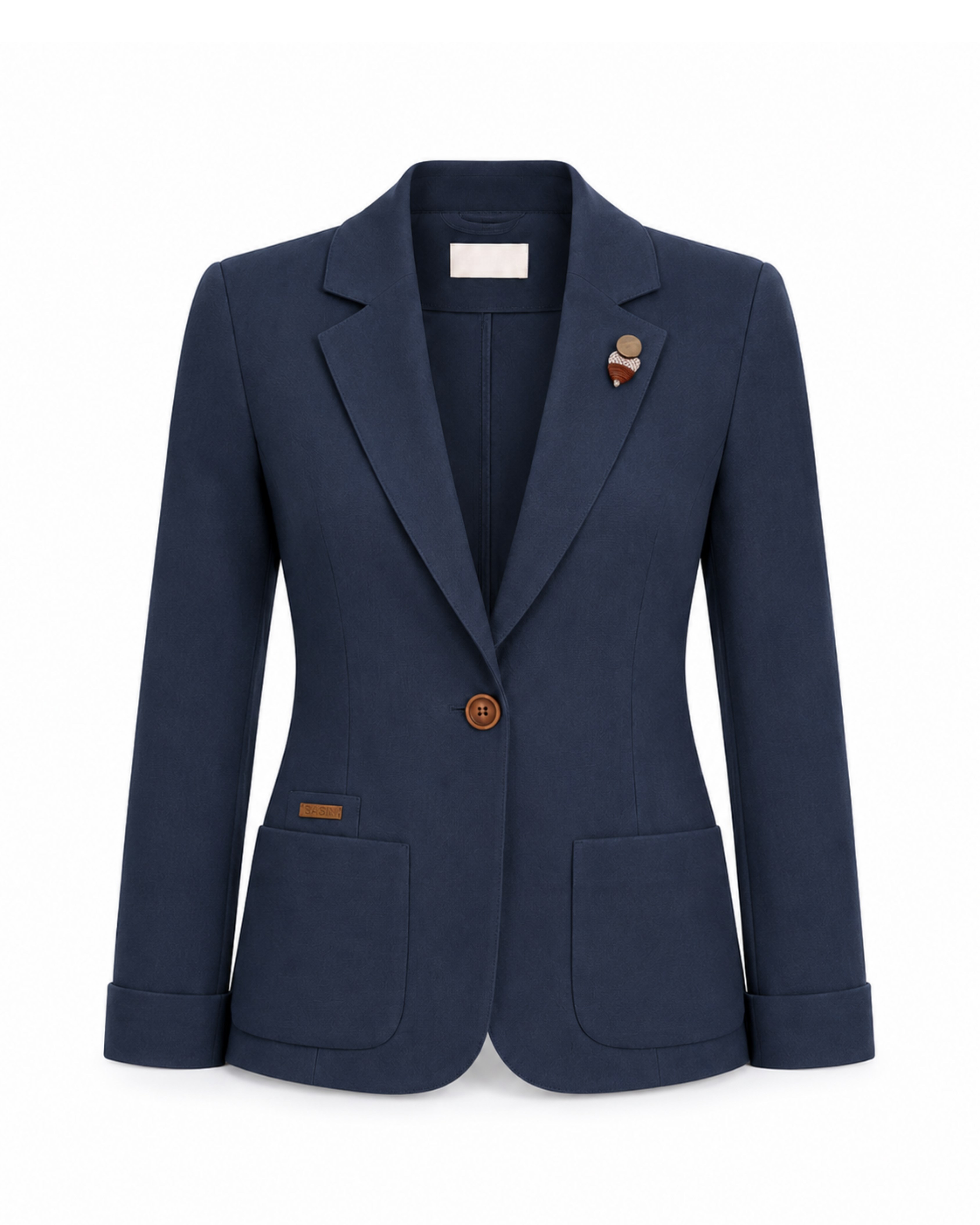 CEKET Keten Blazer Ceket