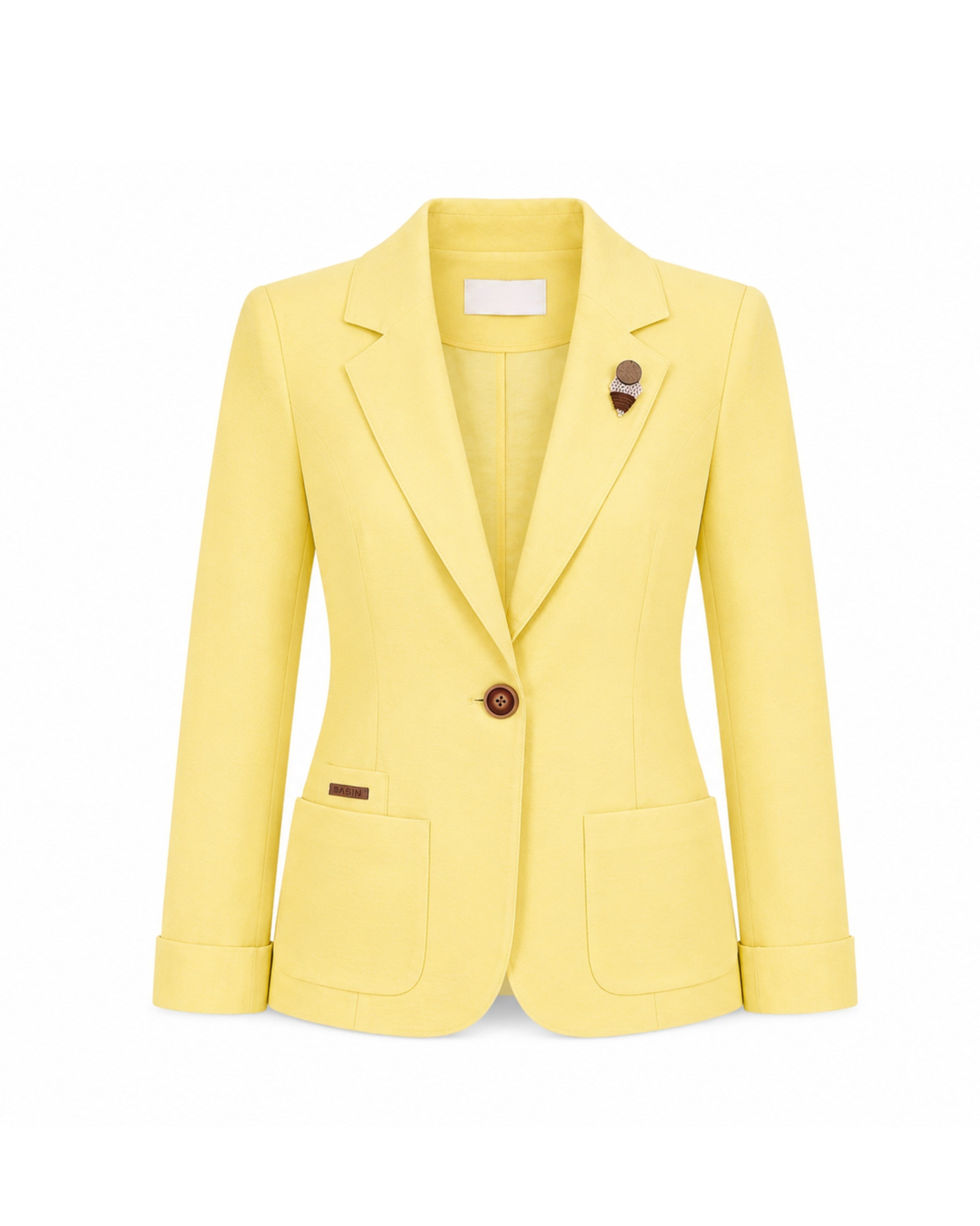 CEKET Keten Blazer Ceket