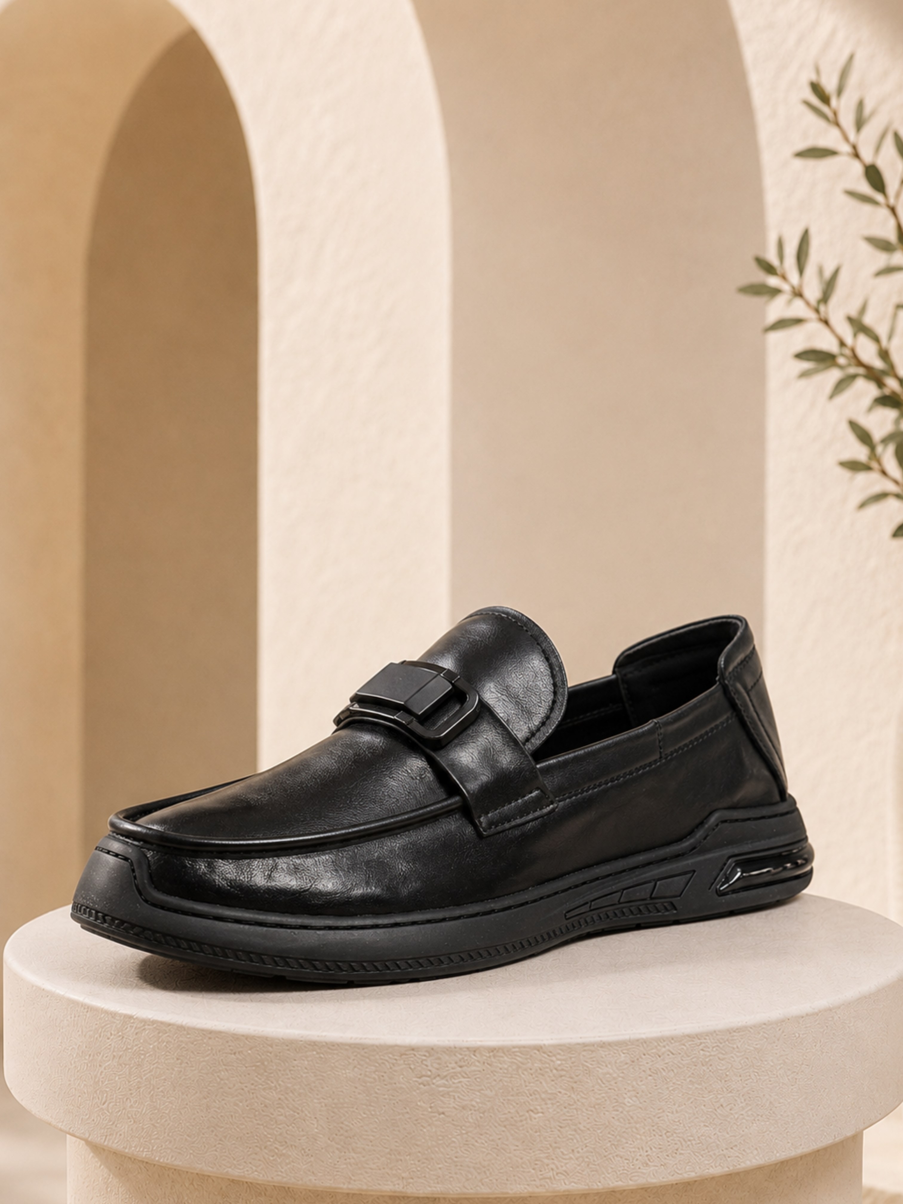Erkek Ayakkabı Tokalı Loafer Ayakkabı