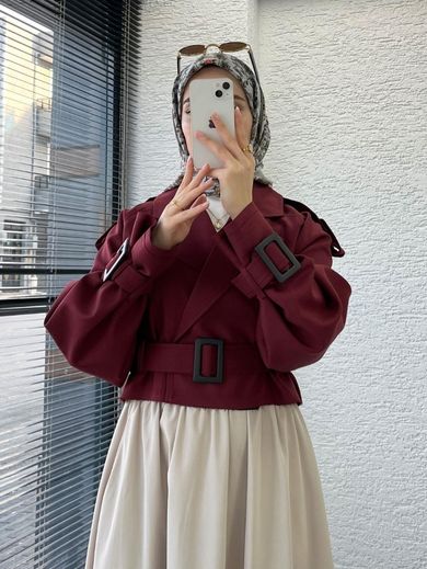 kısa trençkot modelleri