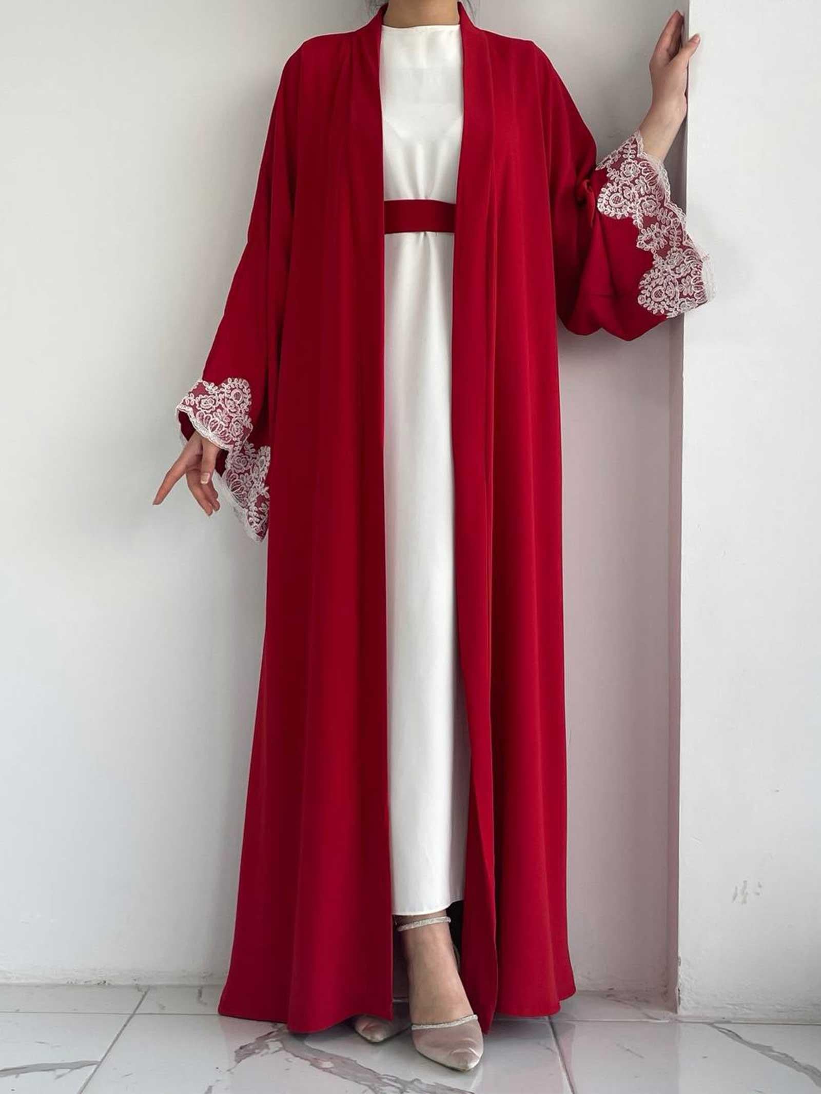 Kırmızı Elif Abaya