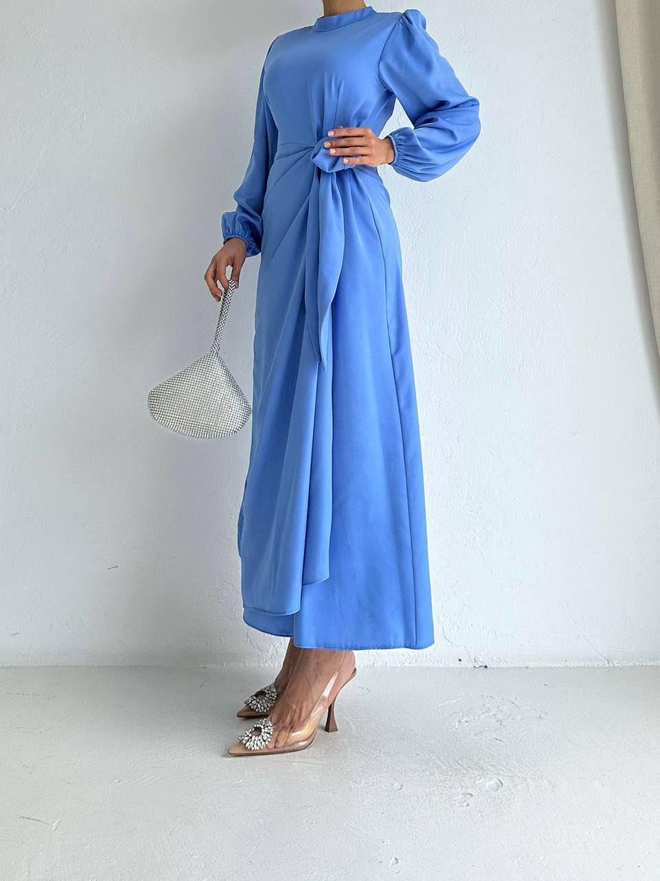 Mavi Sevil Elbise 