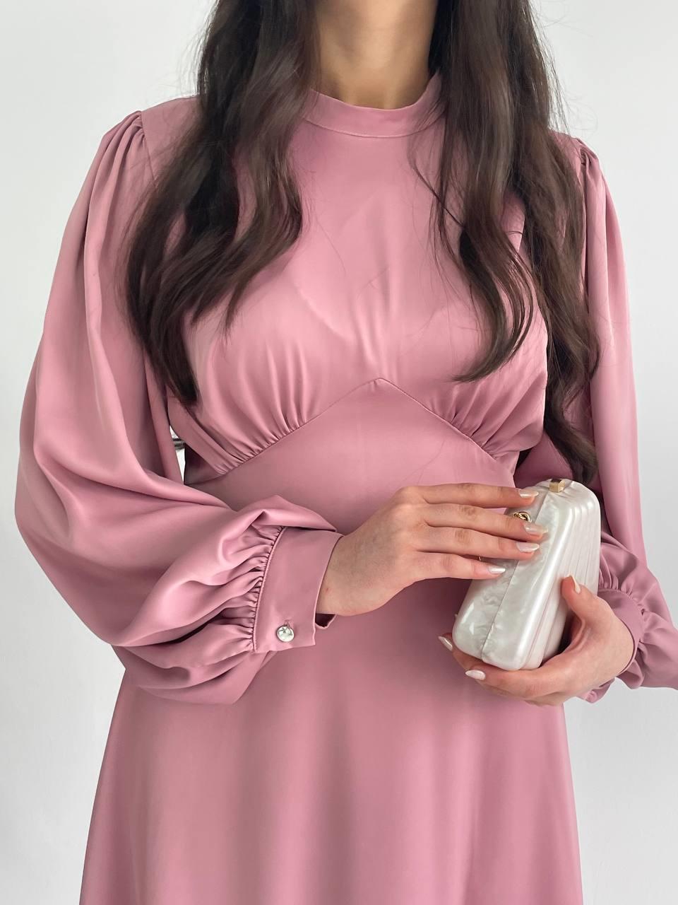Pembe  Azra Elbise