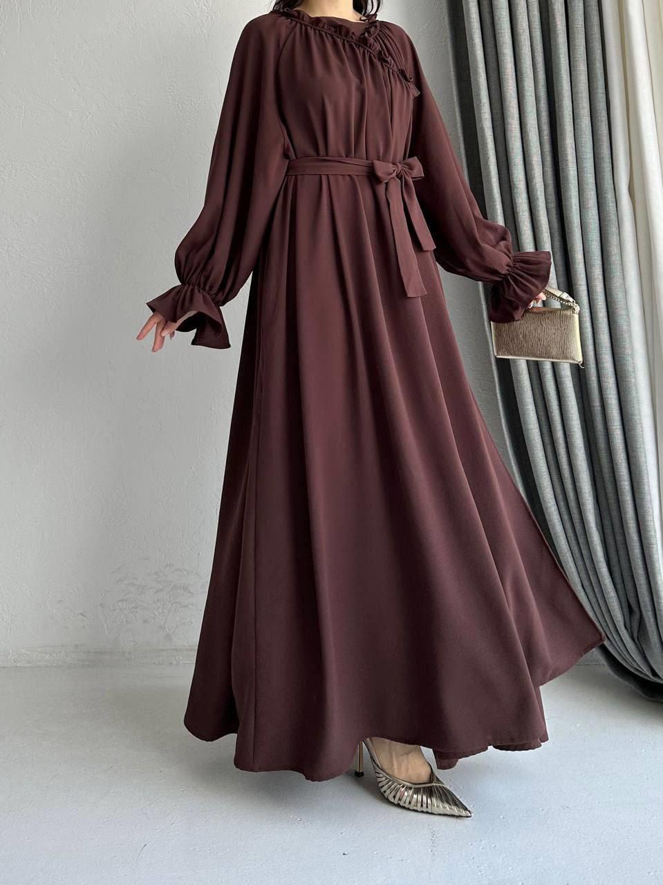 Acı Kahve Burçin Elbise