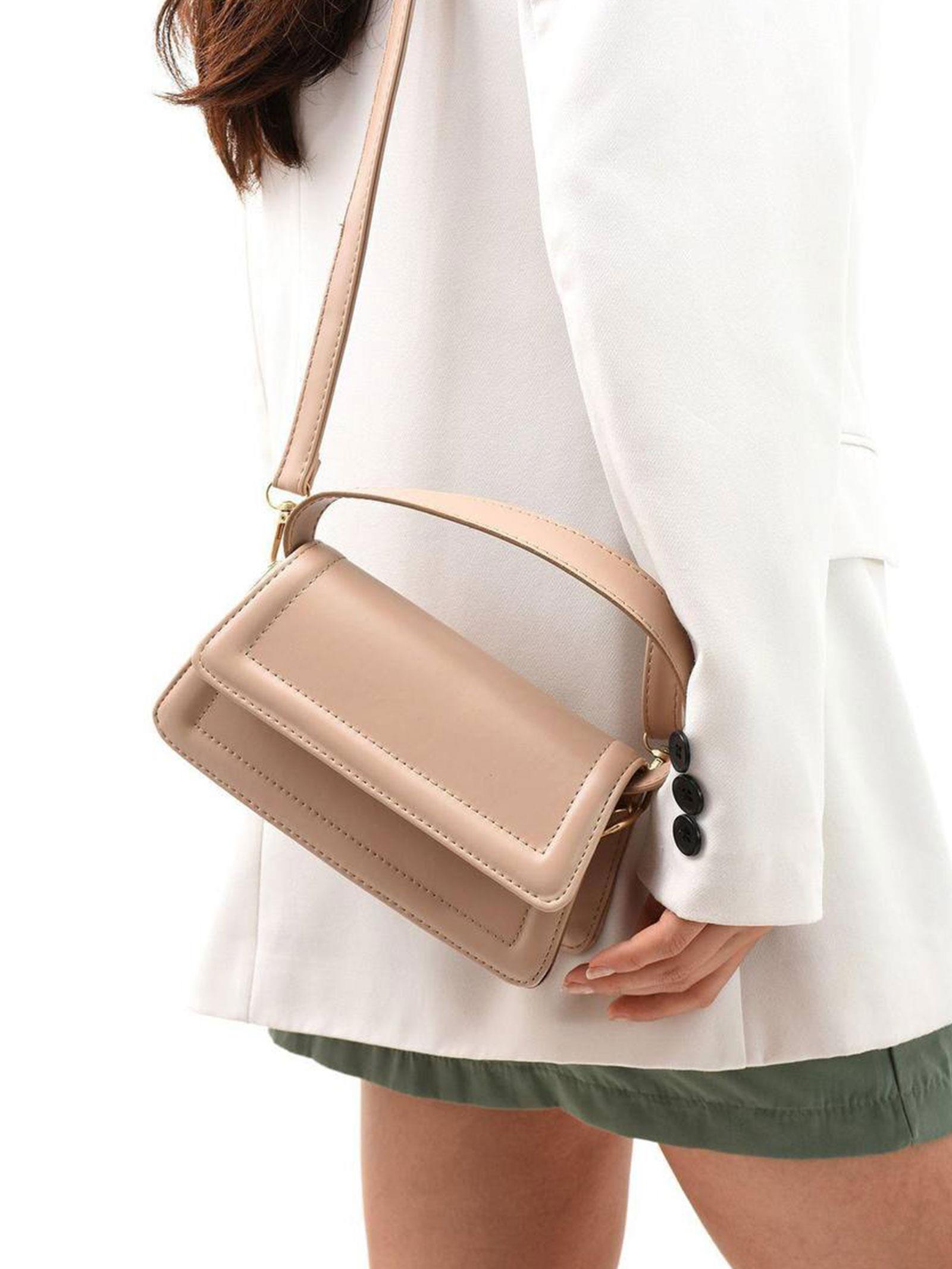 Bej Moi Kadın Omuz Çantası