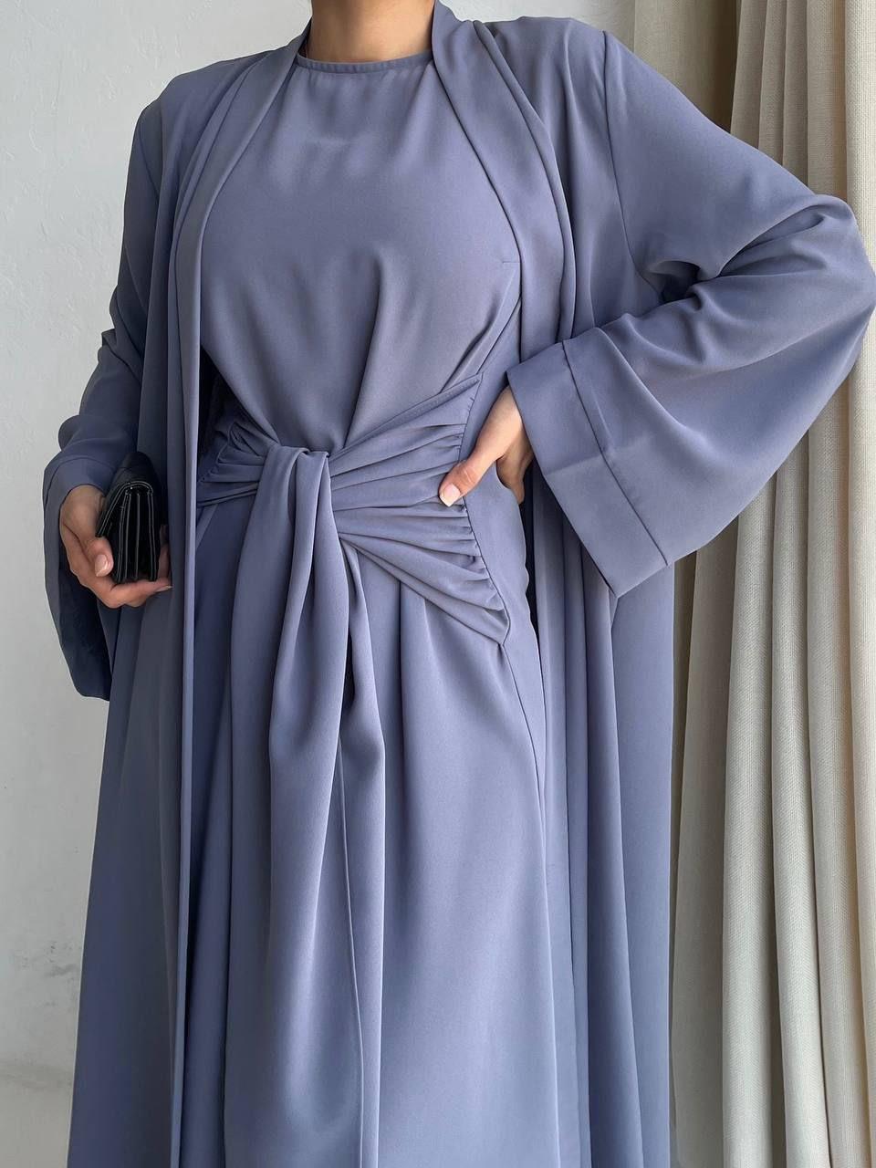 Füme Suzan Abaya Takım 