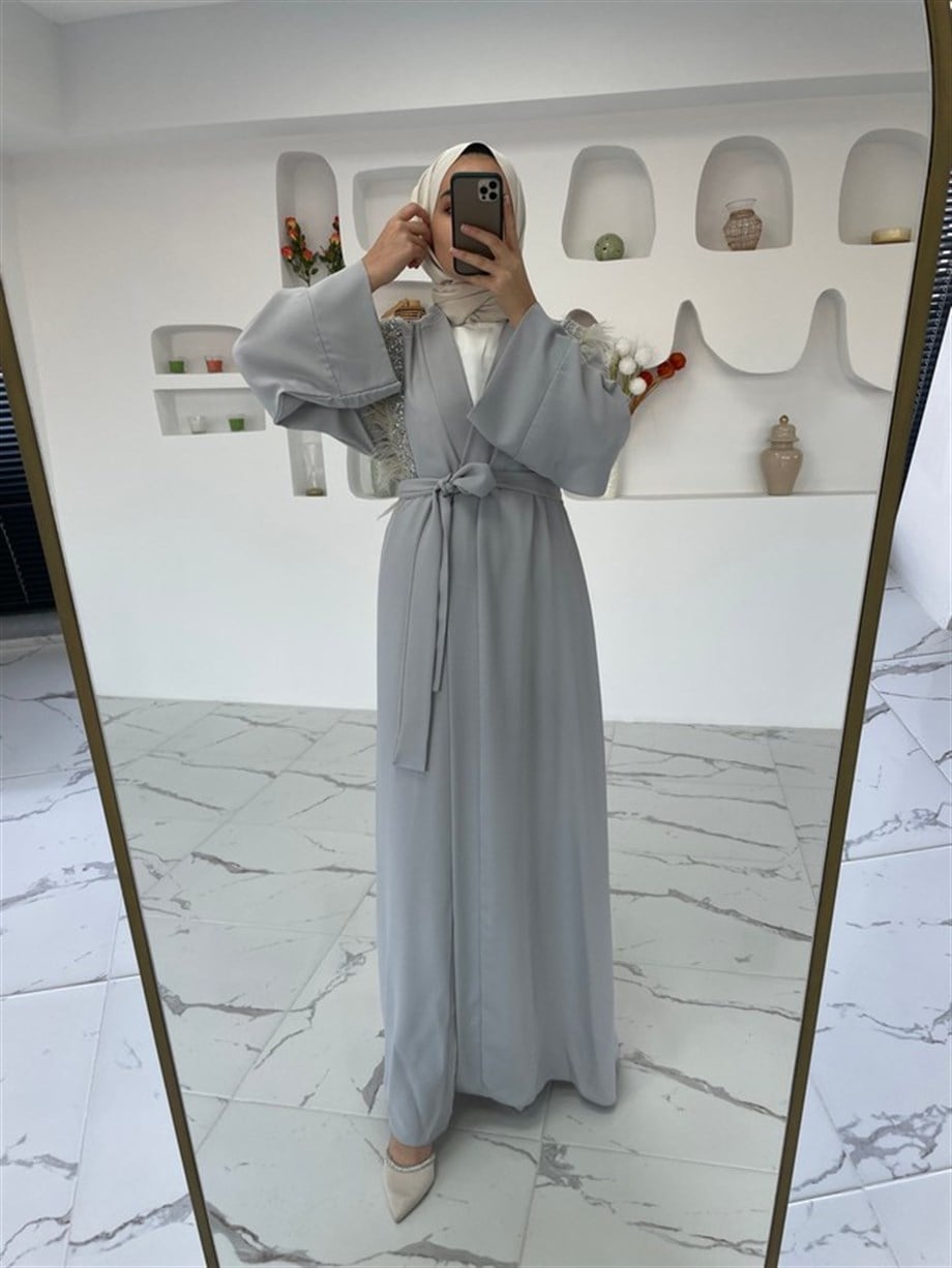 Gri Melek Abaya