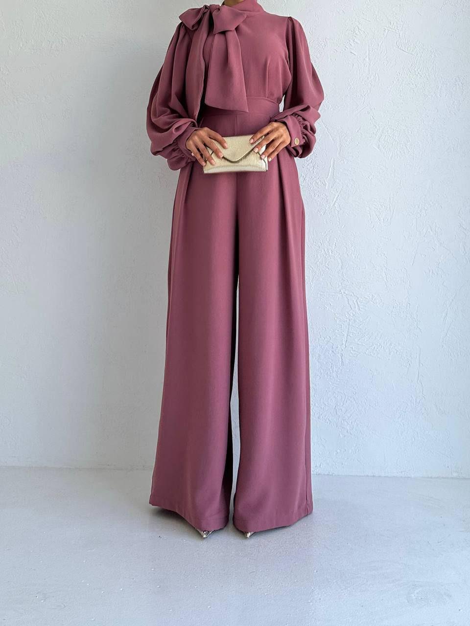 Gül Kurusu Elisa Pantolon Takım