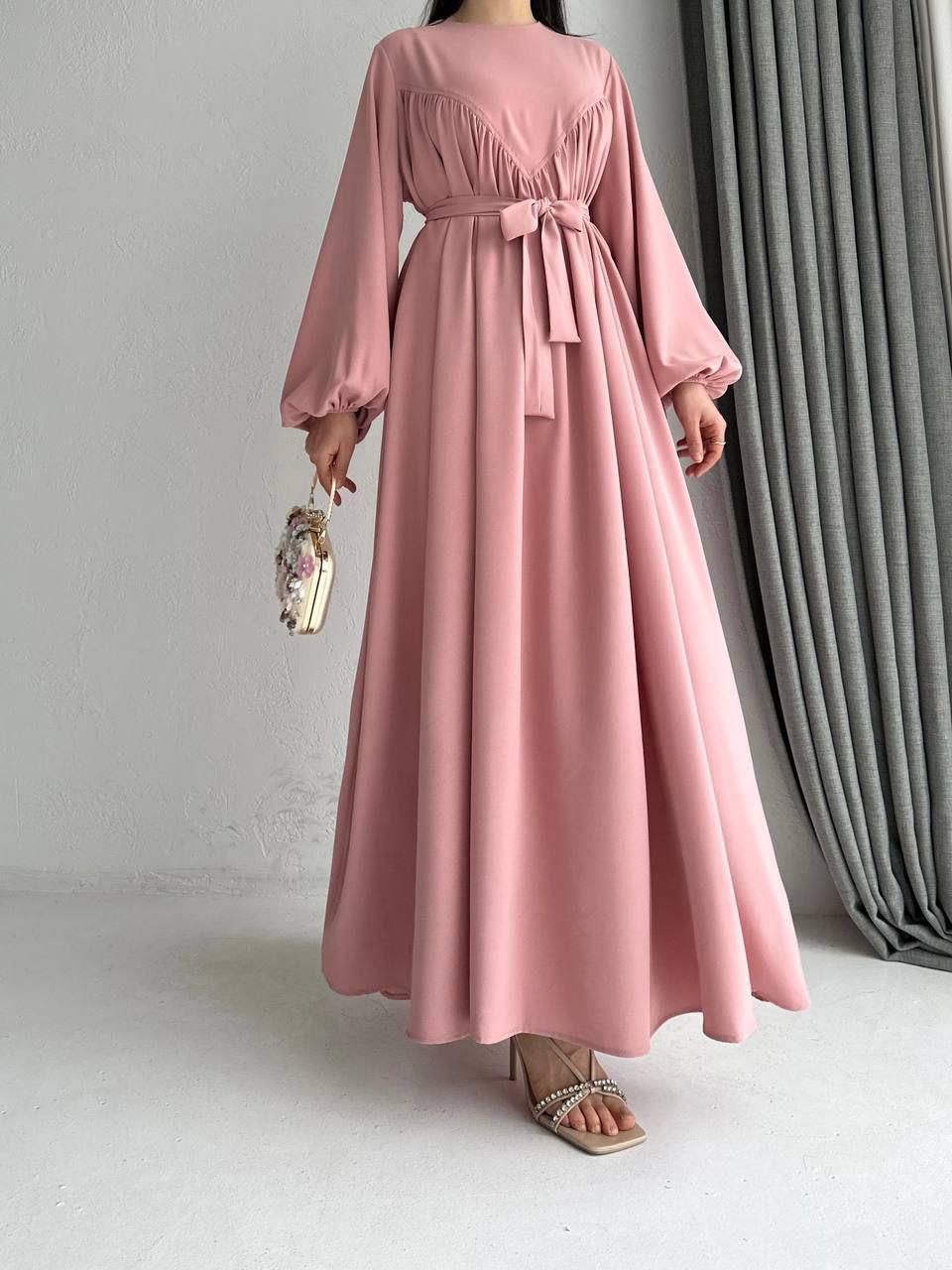 Pembe Asel Elbise 