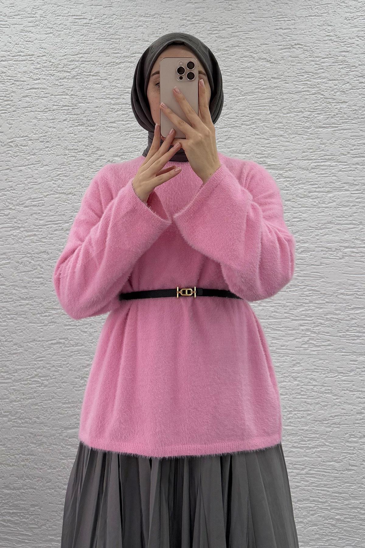 Pembe Yumoş Kadın Kazak