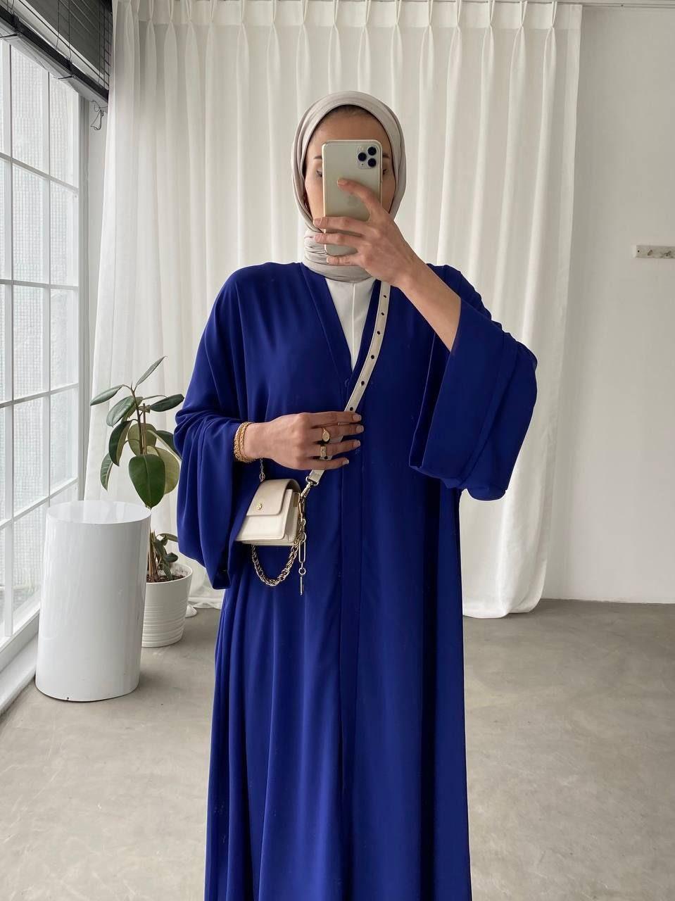 Saks Seren Şifon Abaya