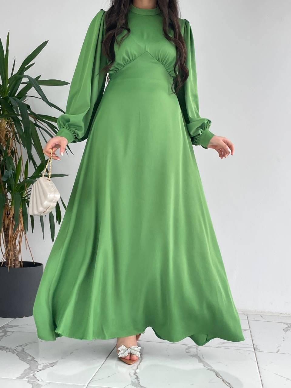 Yeşil Azra Elbise