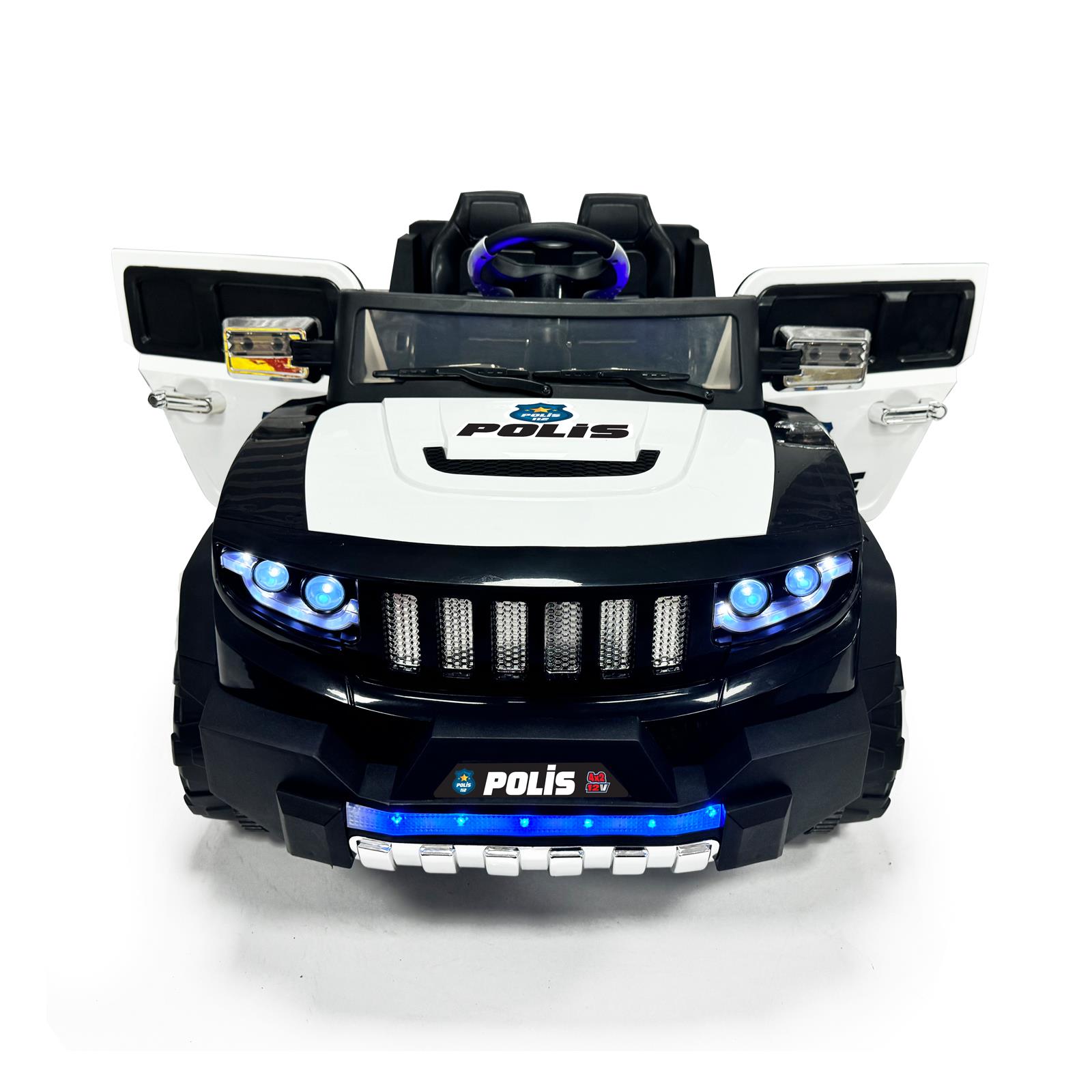 Akar Polis Gt İznik Kumandalı Akülü Araba 4X2 12 Volt  96-445