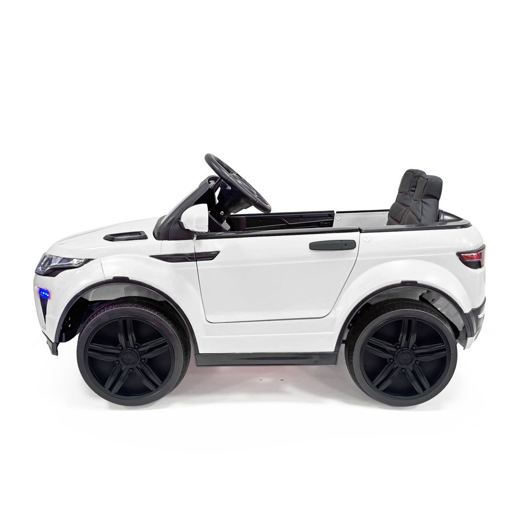 Akar Raptor Uzaktan Kumandalı Akülü Araba Deri Koltuk Hızlı Motor Beyaz