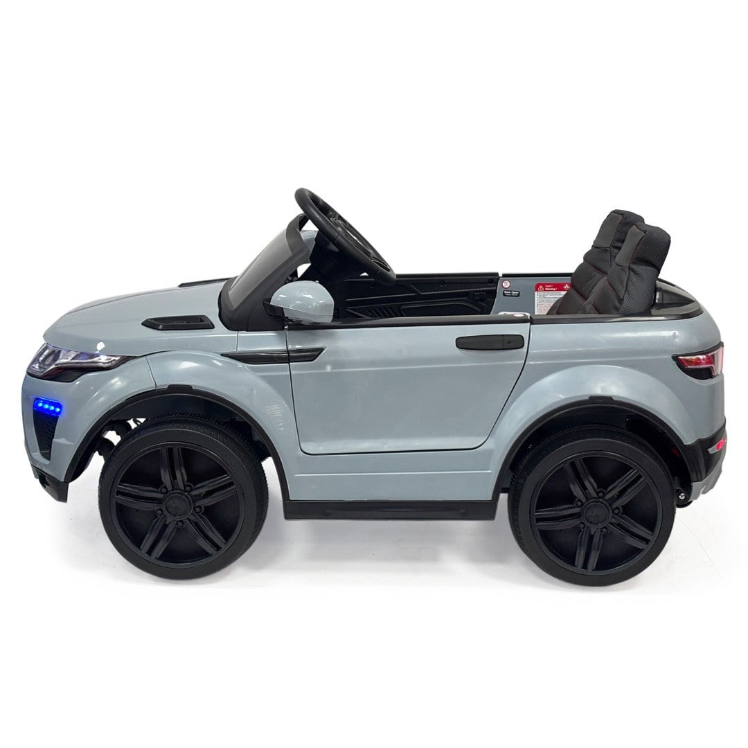 Akar Raptor Uzaktan Kumandalı Akülü Araba Deri Koltuk Hızlı Motor Gri
