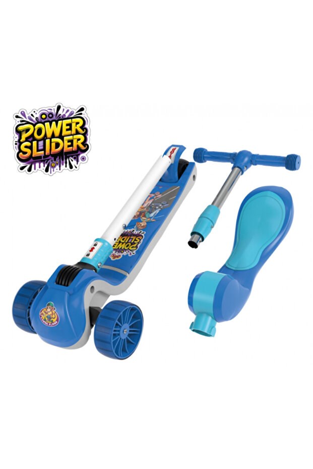 Aliş Toys Power Slider Oturaklı  Scooter - 2+ Yaş ve Üzeri Çocuklar için Scooter Pembe