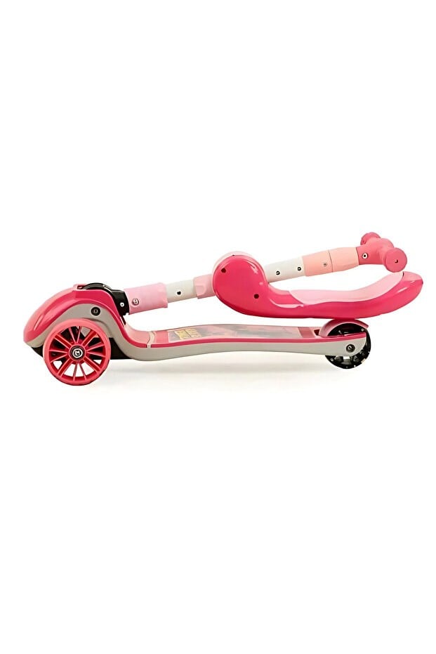 Aliş Toys Power Slider Oturaklı  Scooter - 2+ Yaş ve Üzeri Çocuklar için Scooter Kırmızı