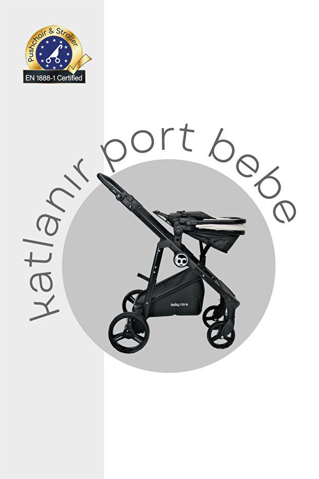 Baby Care Bc-370 Alfa Travel Sistem Bebek Arabası Siyah