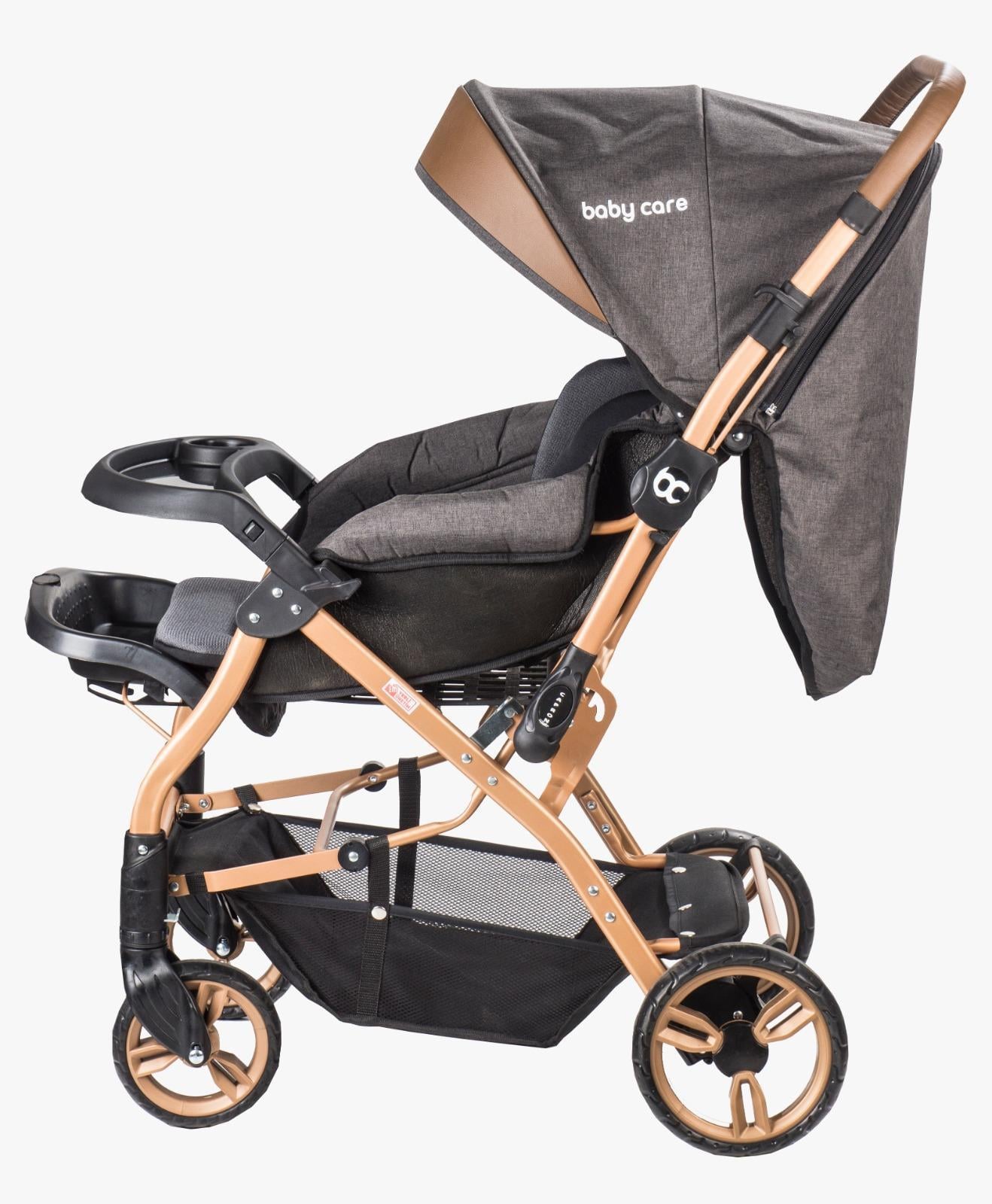 Baby Care Bc-65 Capron Çift Yönlü Puset Gri ( D )