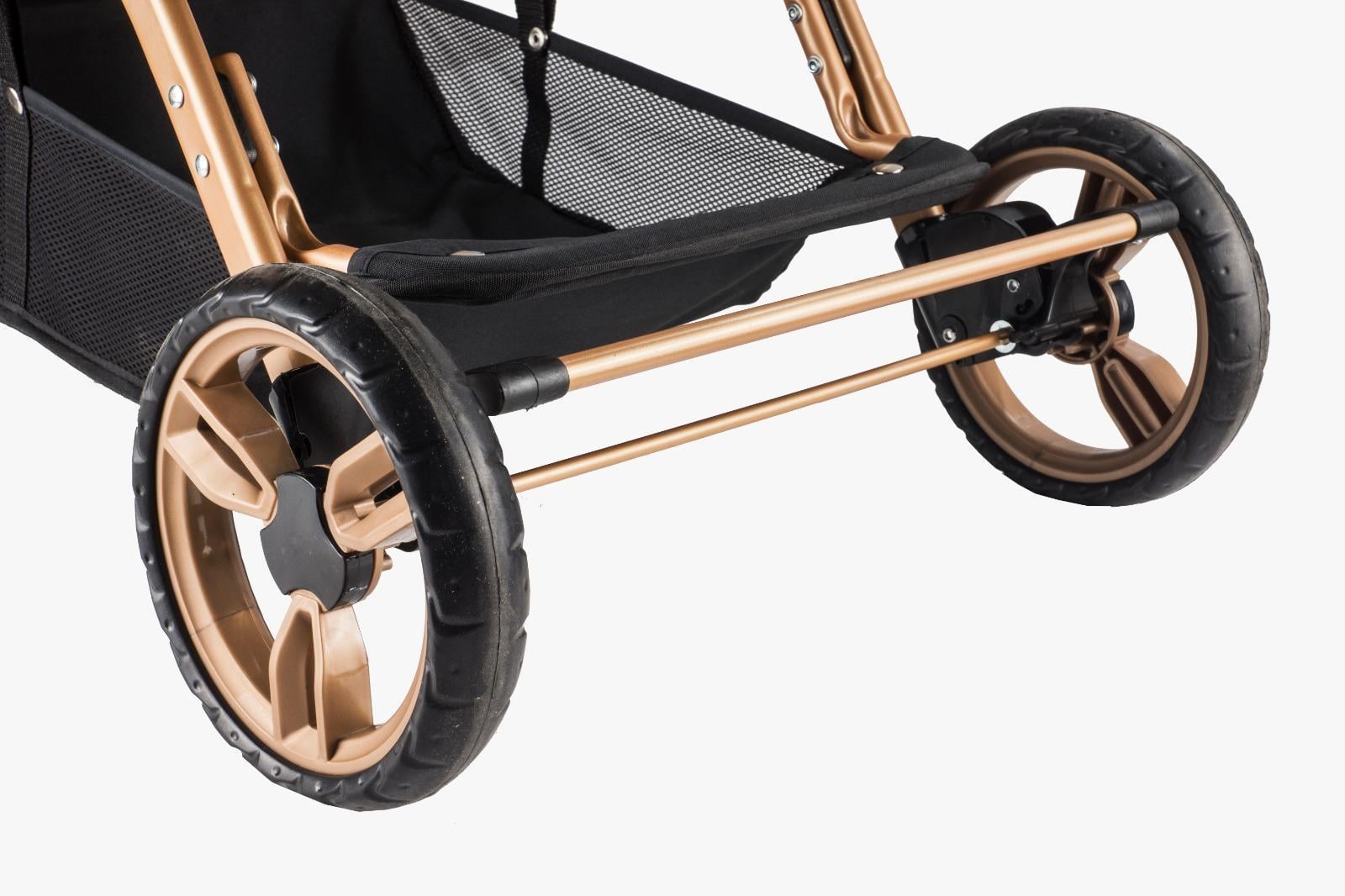 Baby Care Bc-65 Capron Çift Yönlü Puset Gold-Siyah ( Z )