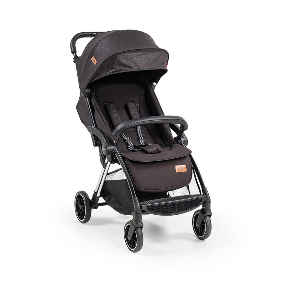 Baby2go 2416 Tulipa Kabin Boy Otomatik Katlanan Bebek Arabası Siyah