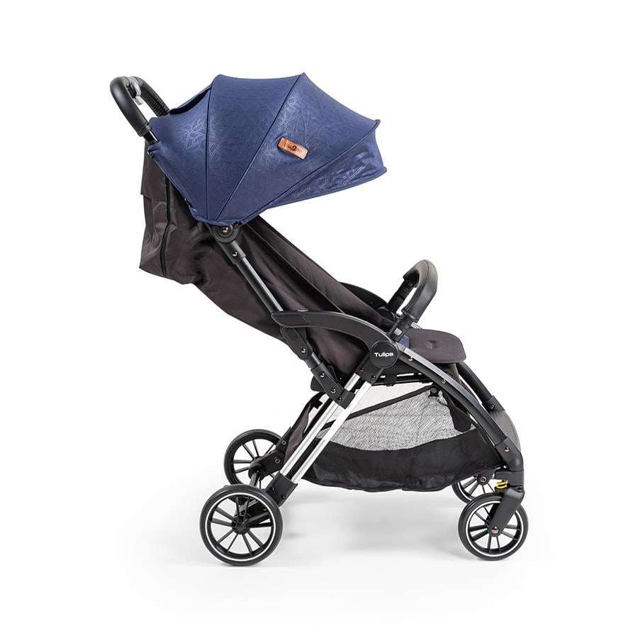 Baby2go 2416 Tulipa Kabin Boy Otomatik Katlanan Bebek Arabası Siyah