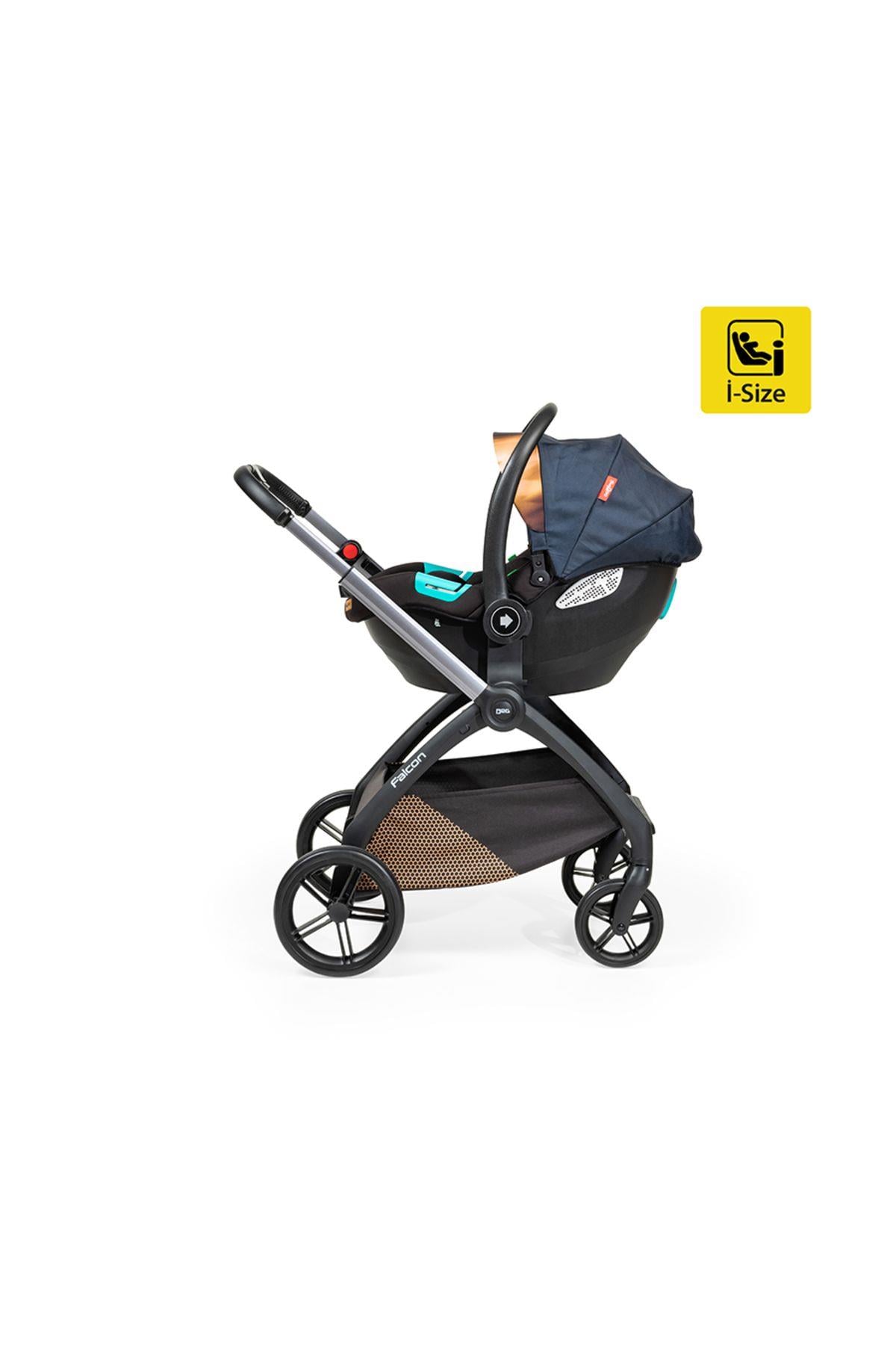 Baby2Go Falcon 2543 Travel Sistem Bebek Arabası Sarı