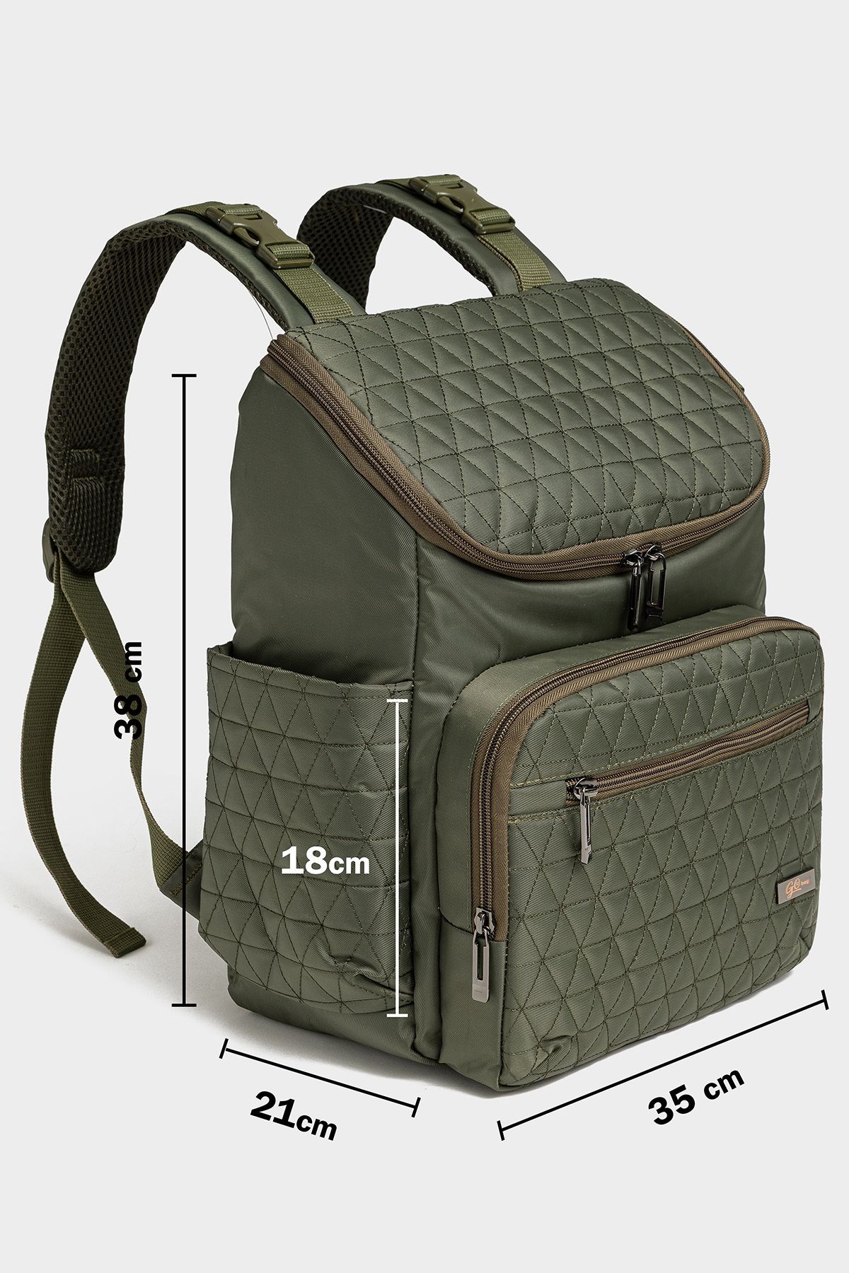 Baby2Go Go Bag Vıctorıa  Anne Bebek Bakım Çantası (Hakı Yesıl)