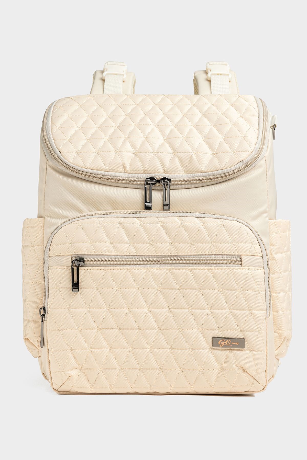 Baby2Go Go Bag Vıctorıa  Anne Bebek Bakım Çantası (Krem)