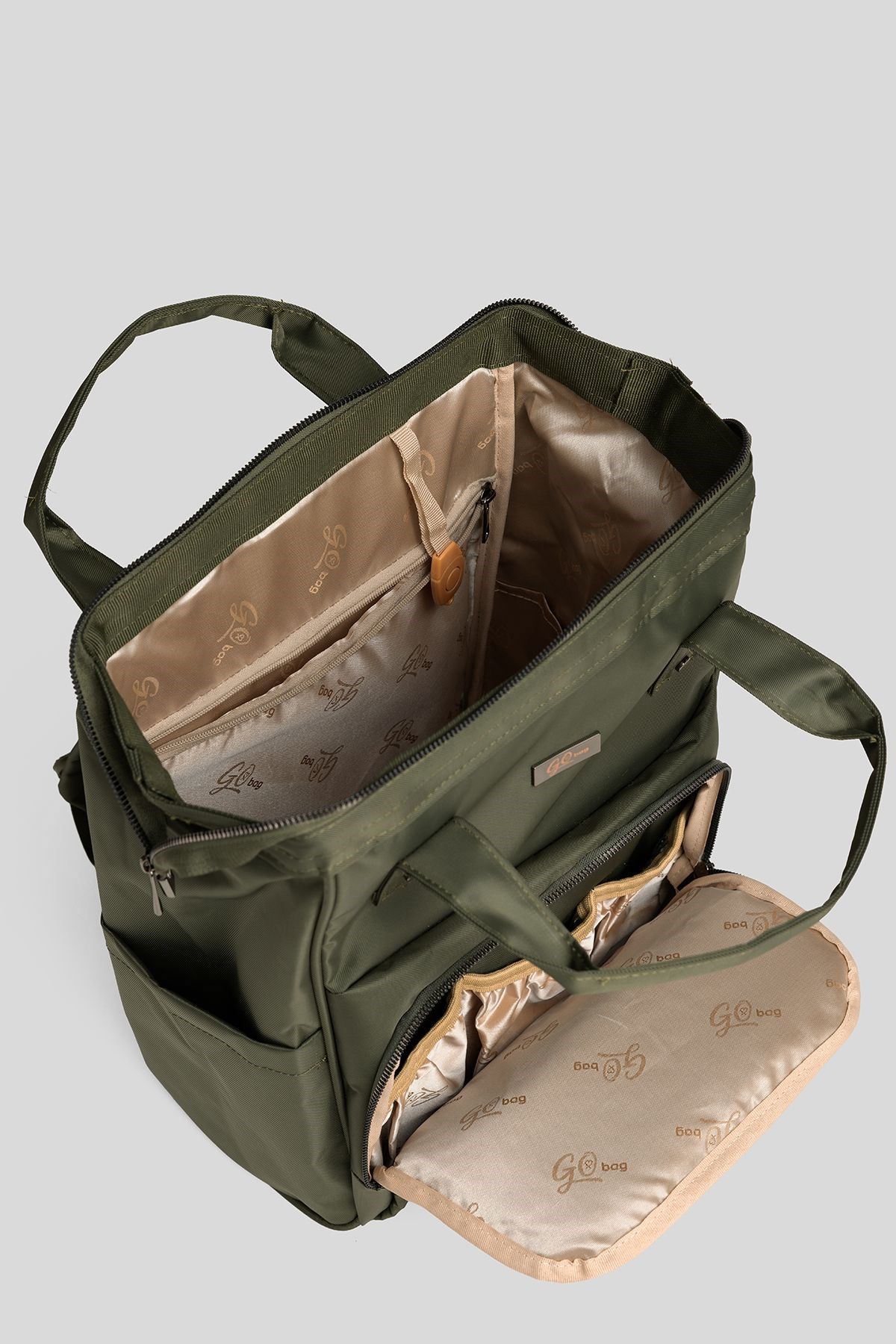 Baby2Go Go Bag Zeına  Anne Bebek Bakım Cantası (Hakı Yesıl)