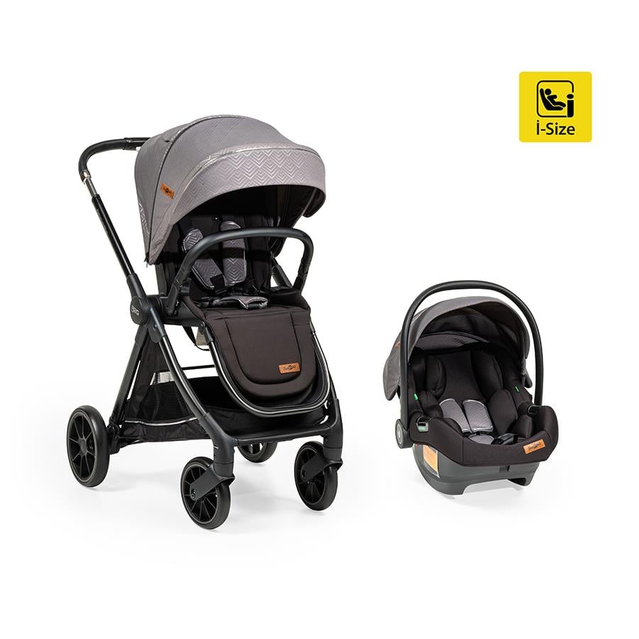 Baby2Go Petunya Plus Travel Sistem Bebek Arabası Gri