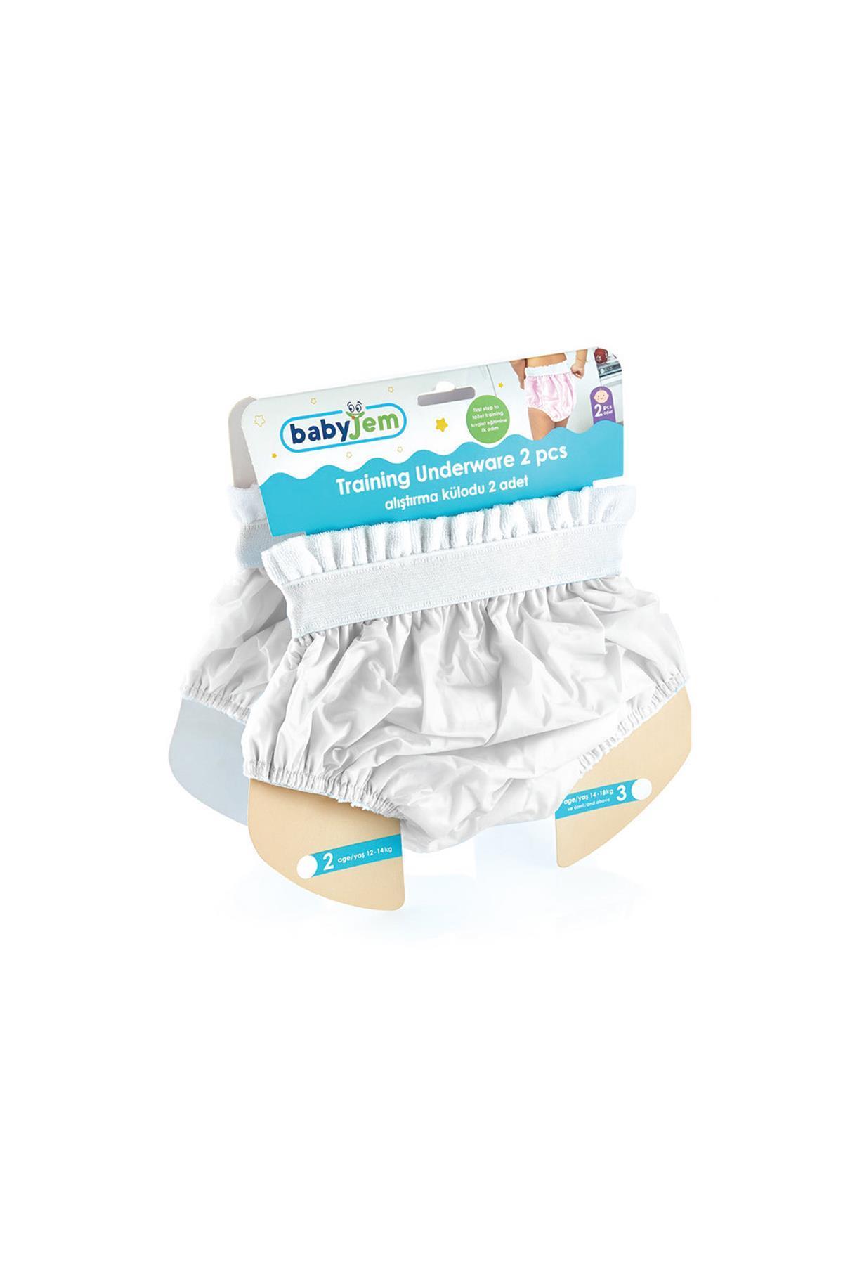 Babyjem Alıştırma Külodu  2 Li 2 Yaş Beyaz 155