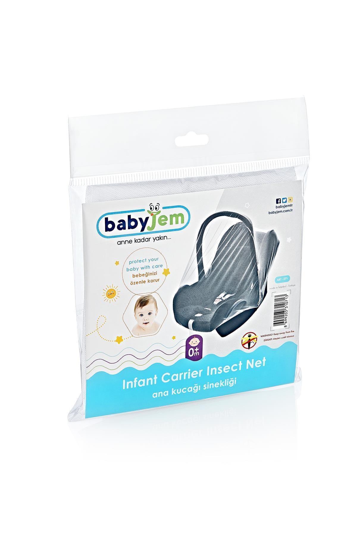 Babyjem Ana Kucağı Sinekliği Beyaz 071