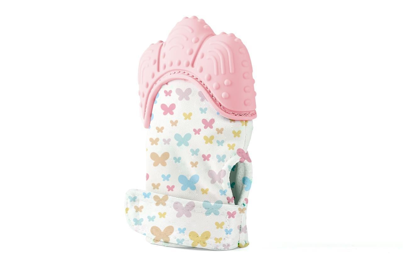 Babyjem Diş Kaşıyıcı Eldiven Pembe 526