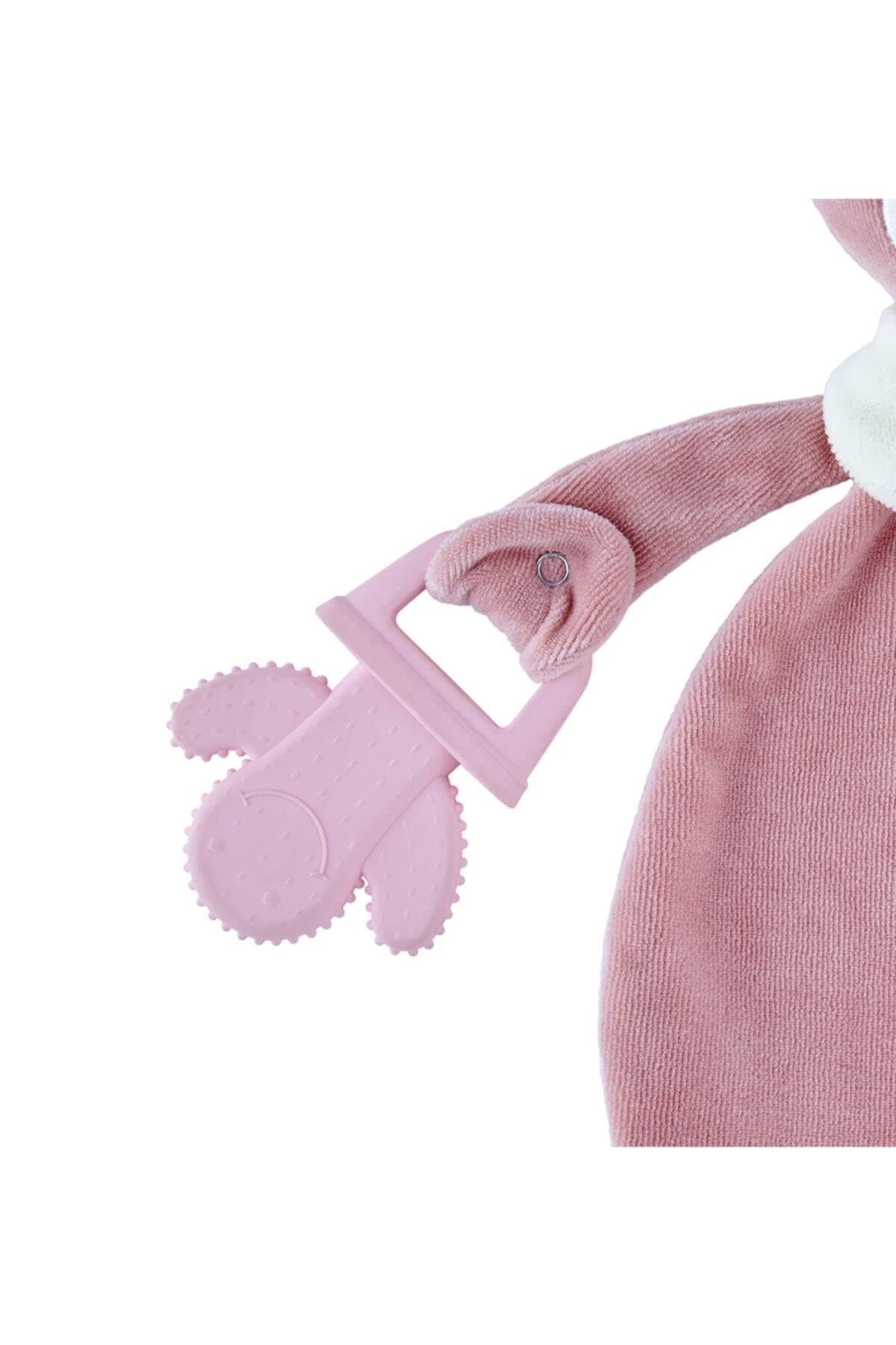 Babyjem Diş Kaşıyıcılı Uykucu Ayıcık Gül Kurusu 680