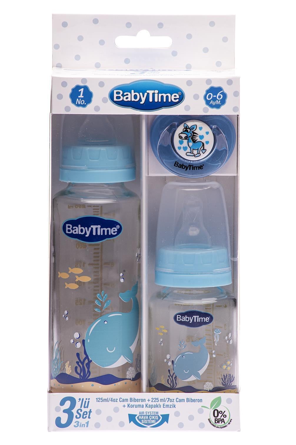BabyTime Üçlü Set Cam  BT207