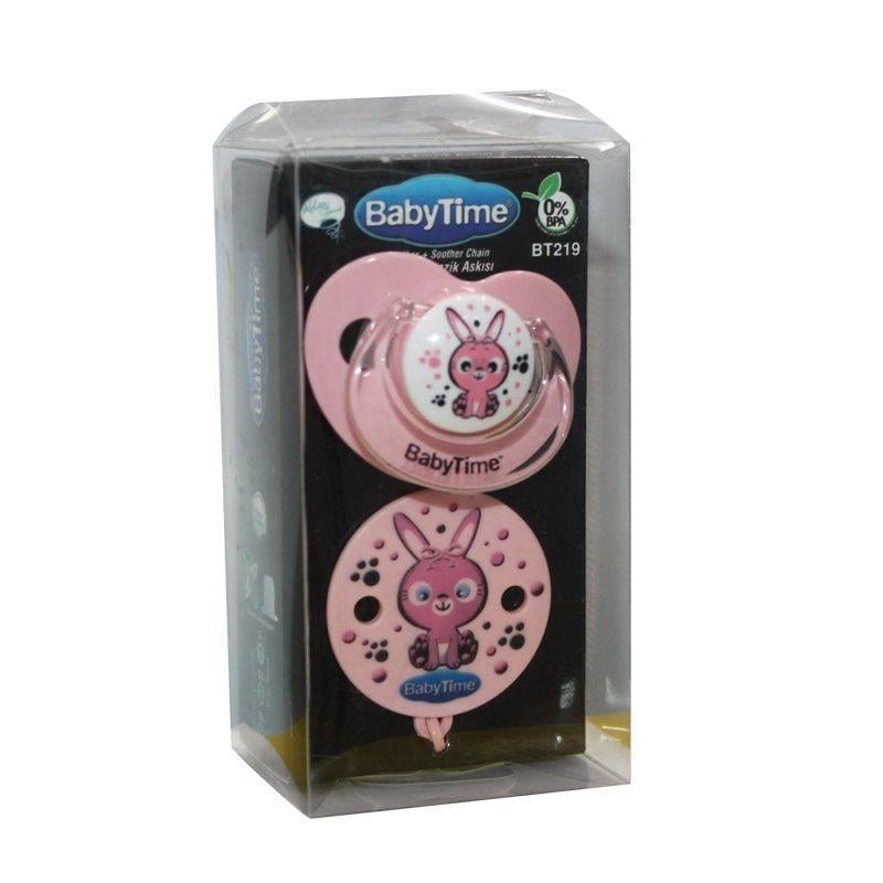 Babytime Emzik+Emzik Askısı Bt219 0-6 Karma Renk