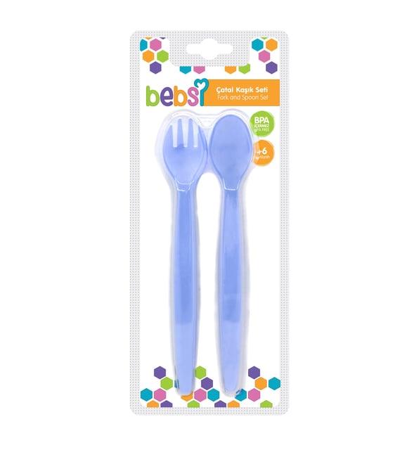 Bebsi Çatal Kaşık Seti Karma Renk
