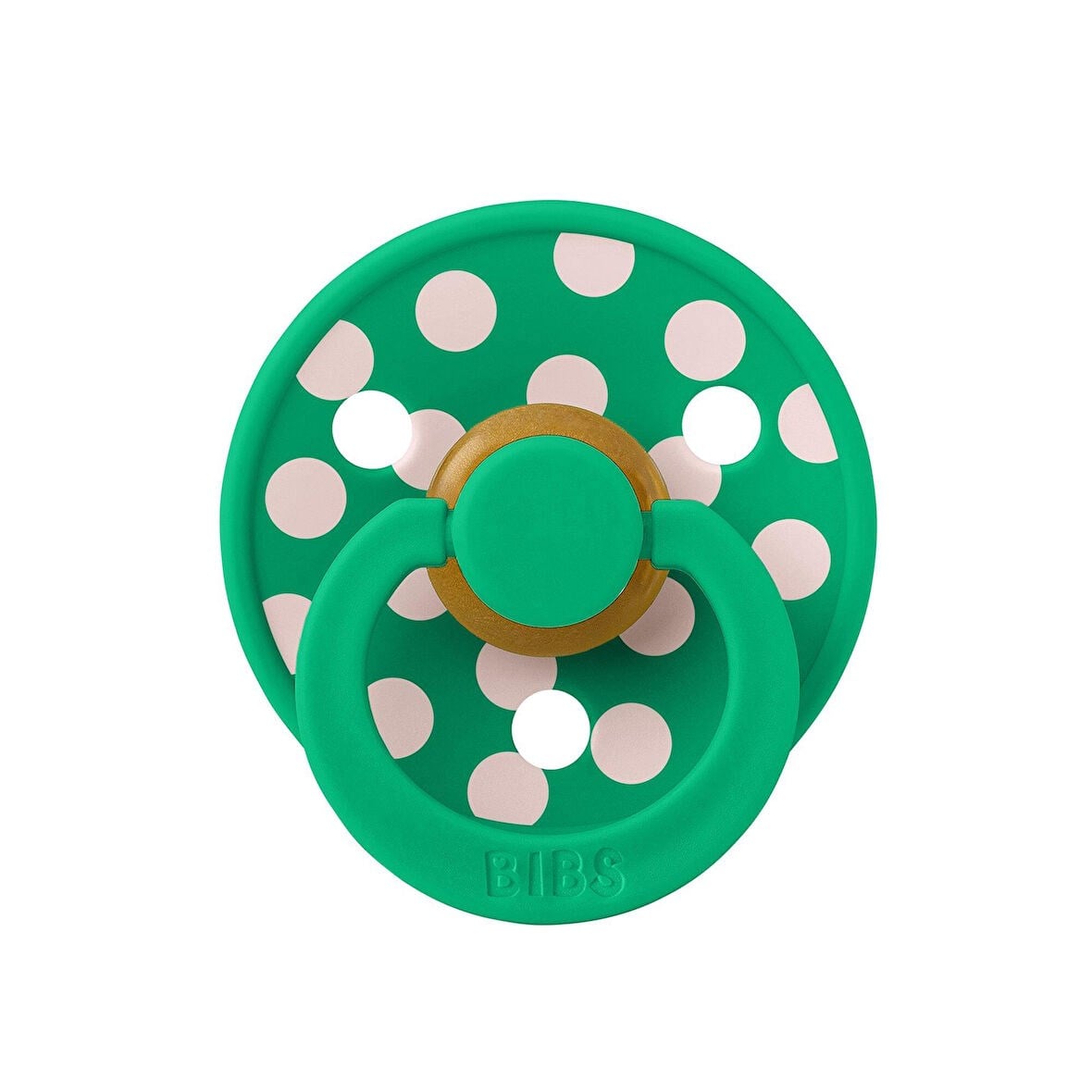 Bibs Studio Polka Big Emzik-Cactus Petal 6+ay